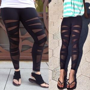 Lululemon High Times Pant / Tight *tech mesh